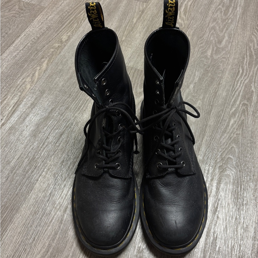 Dr. Martens Black Leather Boots - Picture 6 of 9